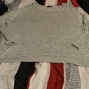 Ambiance Gray light oversized sweater